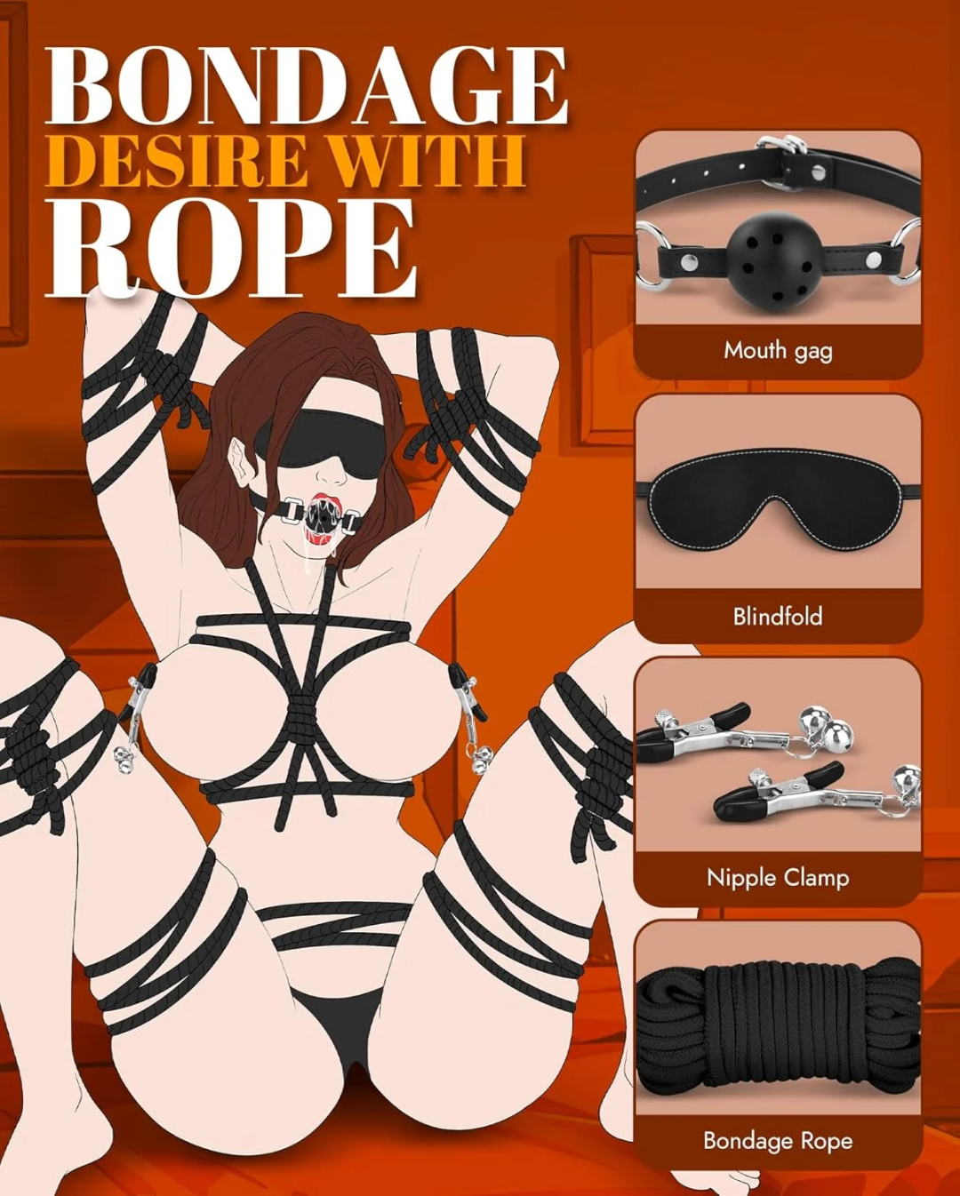11 pc Bondage Kit
